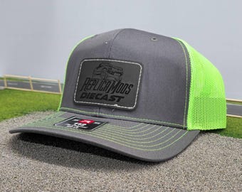 Grey and Green RMD Logo Patch Hat