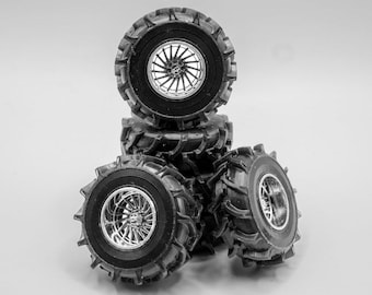 Set of 1/64 Hardrock H905s with Your Choice of Tires