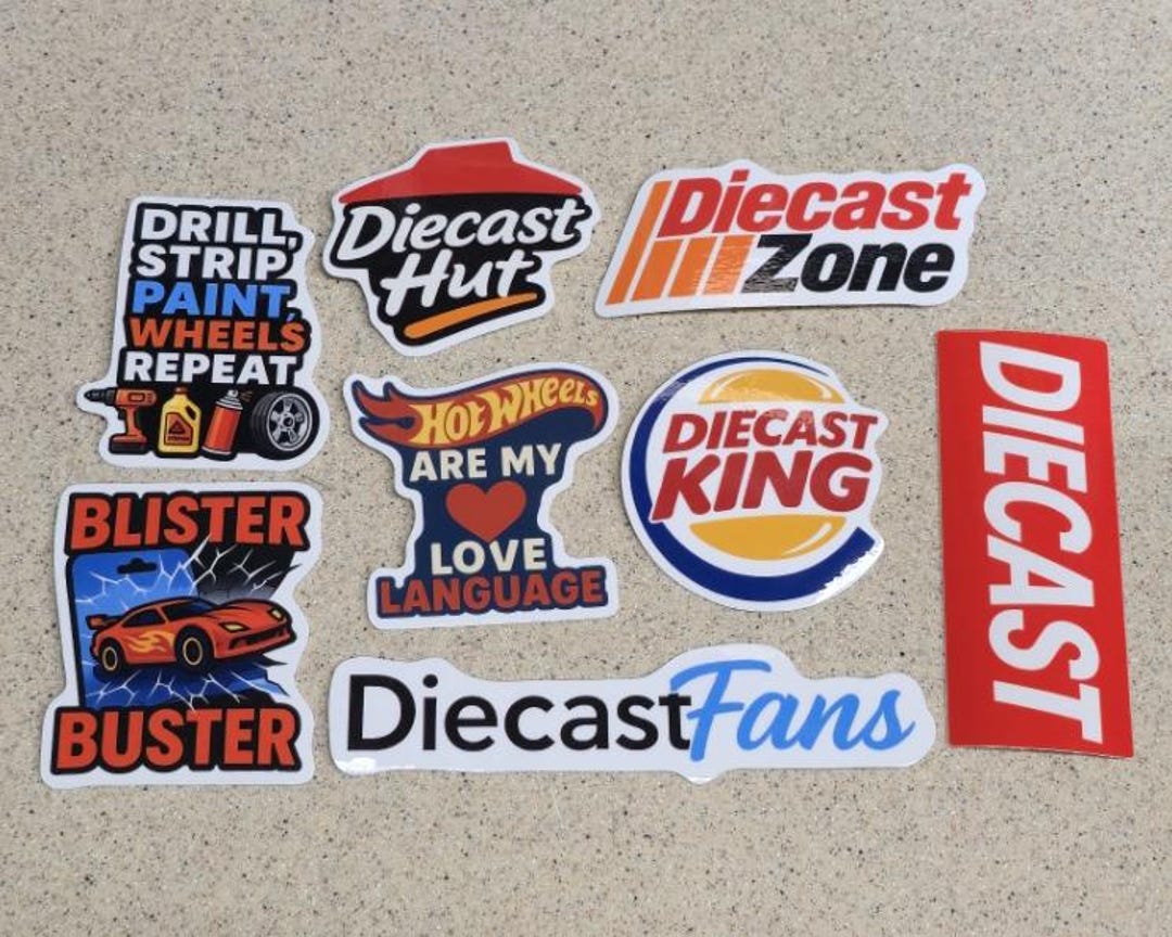 Diecast Enthusiast Sticker Pack - Etsy