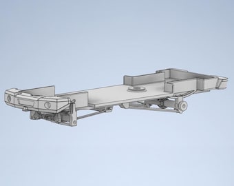 1/64 6" RC Lifted Chassis for 2006 AutoWorld Silverado SS