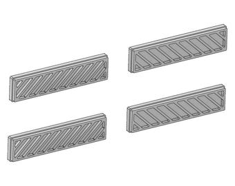 1/64 Truck Frame Overlays (2 Pair / Total 4)