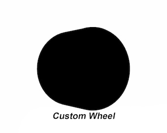 Set of 1/64 Custom Lowered Truck Wheels with Tires