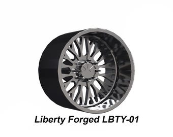 Set of 1/64 Liberty Forged LBTY01 Wheels with Your Choice of Tires