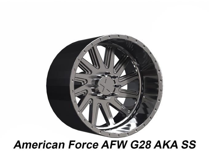 Featured listing image: Set of 1/64 American Force AFW G28 AKA SS with Your Choice of Tires