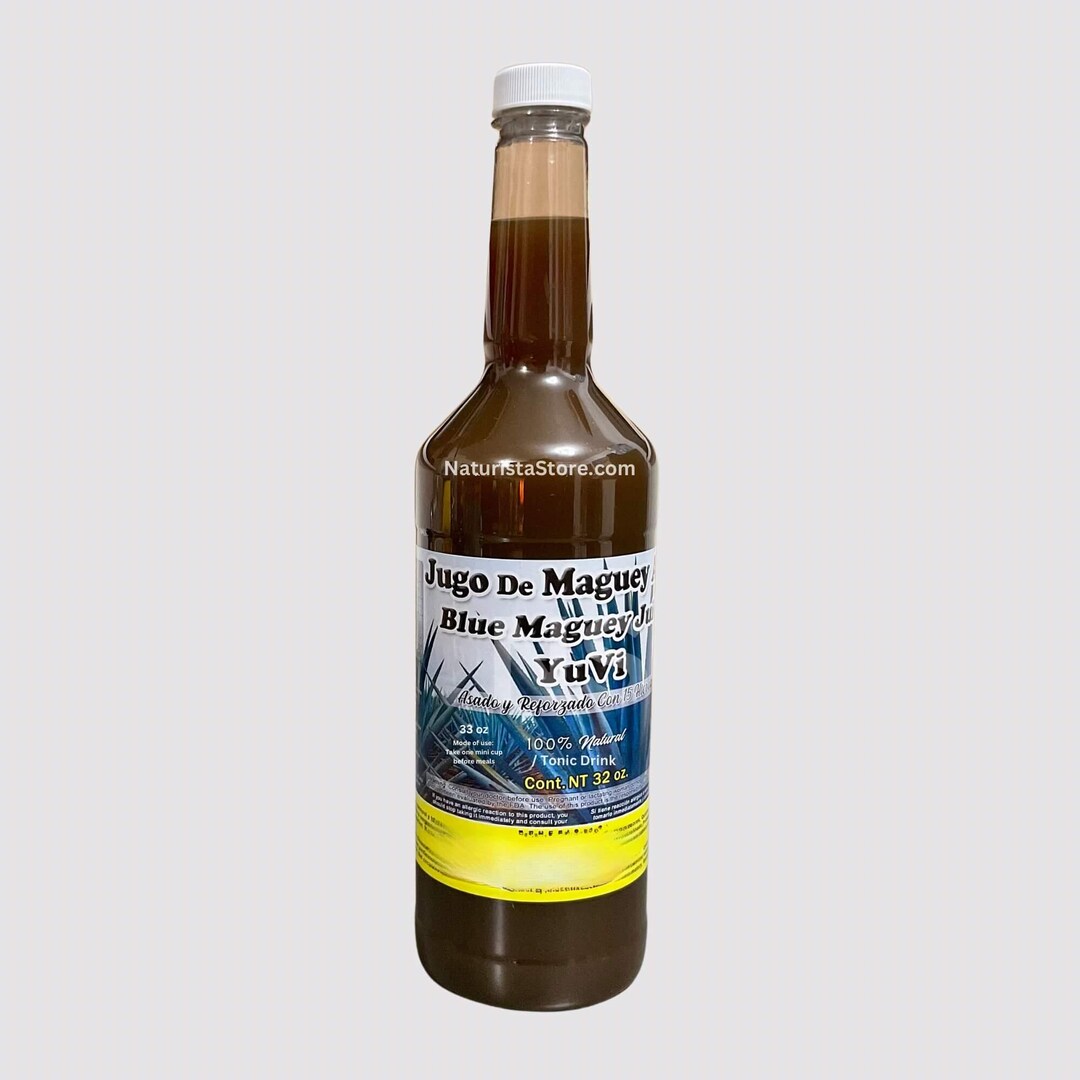 Blue Maguey Juice | Jugo De Maguey Yuvi 33 Oz (1 LT) Tonic Drink