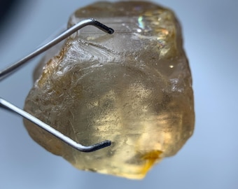 21.45 Ct large Loupe Clean Brown Topaz Rough Facet Grade Natural collective piece