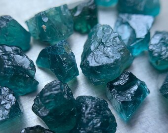 14.50 carats Extremely Rare natural facet grade Blue Grandidierite Rough lot