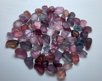 28.40 crts natural Facet grade multi  Color spinel rough lot form Burma