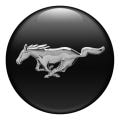 4pcs Set Mustang Top Quality Center wheel caps,3D Print Logo Wheel Emblem for HubCaps,Domed Silicone Sticker for Phone, Laptop,Car Tuning product logo