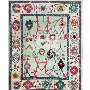 Exquisite Multi Pink Hand Knotted Indo Shabargan rug 4x6, 5x8, 6x9, 8x10, 9x12, 10x14 ft Handmade Gabbeh rug - Antique Ethnic rug