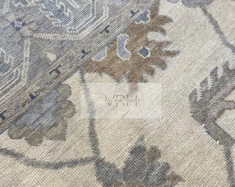 Persian Oushak Aesthetic Neutrals Rugs 4x6, 5x8, 6x9, 8x10, 9x12, 10x14 ft Handmade Rugs for Living Room - Antique Contemporary rug