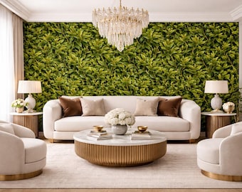 BOTANICAL LEAF WALLPAPER