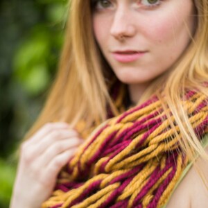 Gryffindor Harry Potter Chunky Infinity Vogue Scarf (Ready to Ship)