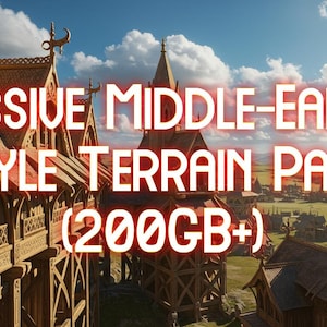 MASSIVE (200GB+) Middle Earth Style Terrain Pack! Build your own landscape! (STL) (Digital File) (Terrain) (Wargaming) - Organised!
