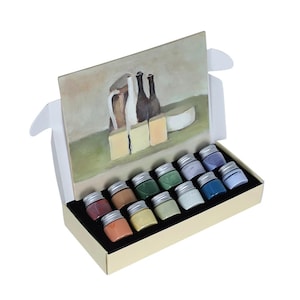 Pottery Art Underglaze, 12 Color Set, Watercolor Paint Morandi Glaze, DIY Ceramic Coloring,DIY Jingdezhen High Temperature Glazing Material