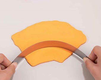 Pottery Clay Cutting Blade, 4Pcs, Bendable Steel, Flexible Soft Polymer Molding, Sculpting Engraving Tool, Ceramic Cutter DIY Craft Trimming