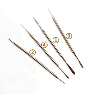 Soft Pottery Sculpting Tools, 1/4Pcs, Stainless Steel, Double-Headed, Model Doll Sculpting Details, Clay Making, Crafts Modelling Essentials