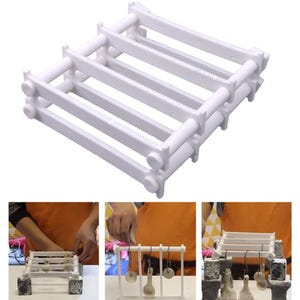 Haste para forno de cerâmica, refratário, fio de tungstênio, suporte para queima suspensa, suporte reutilizável, suporte para contas de porcelana de cerâmica, acessórios para artesanato faça você mesmo