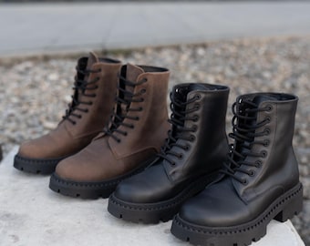 Handgefertigte Frauen Leder Stiefel | 3 Farben erhältlich: Schwarz, Braun, braunes Wildleder