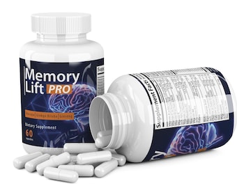 Supplement Bottle Mockup – Digital Download (PNG)