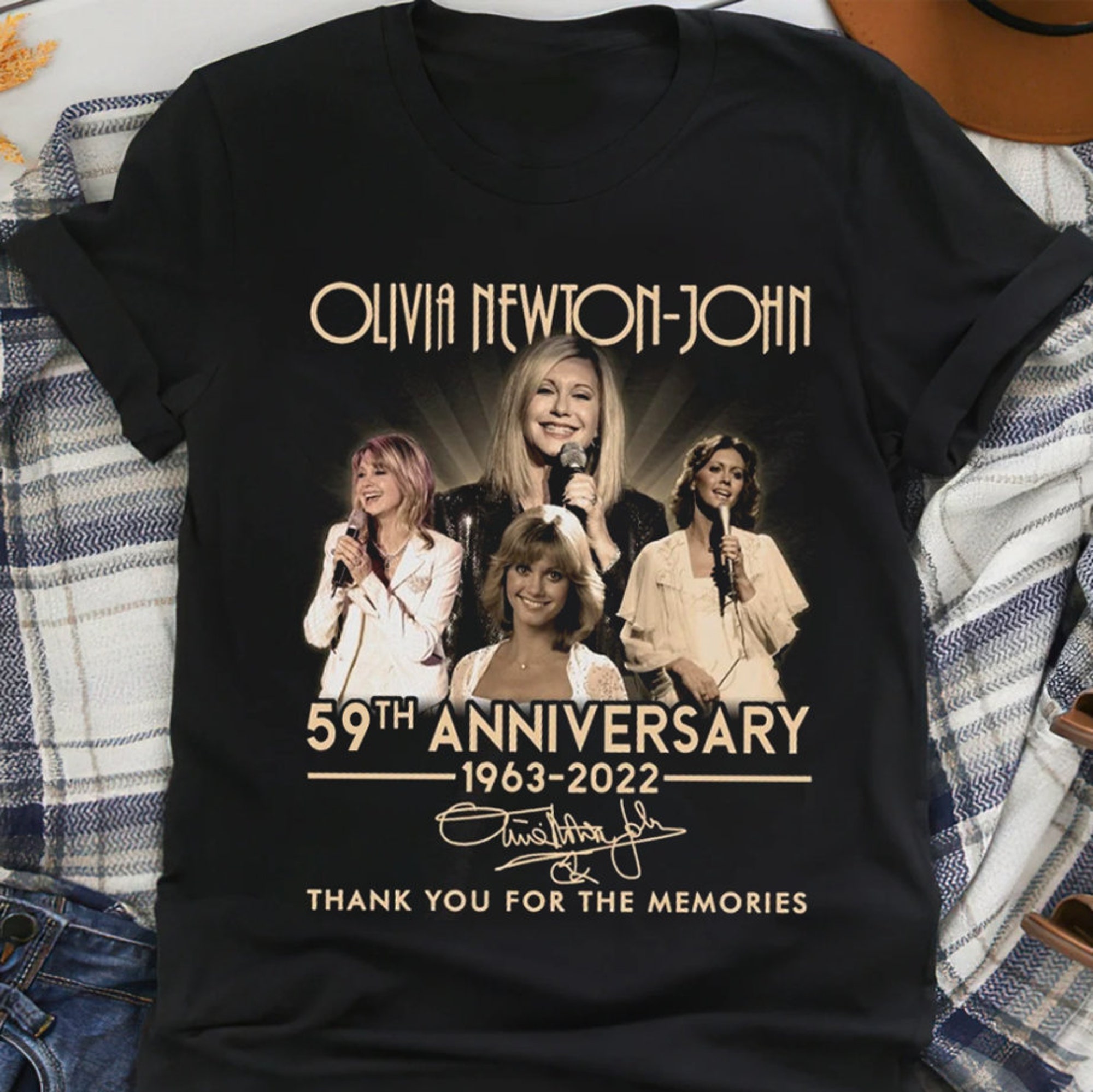 Discover Olivia Newton-John vintage T Shirt