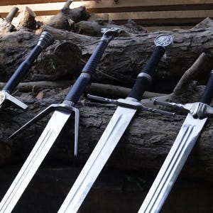 Handmade Witcher Sword: Geralt of Rivia Arondight Replica - Stainless Steel
