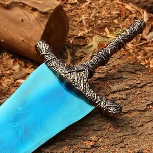 Life-size Dark Moon/Moonlight Great sword from Elden Ring & Dark Souls Handmade Cosplay Prop, Gamers Gift, Boyfriend, Fantasy Collector&#39;s