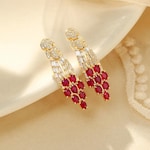 Ruby Chandelier Earrings