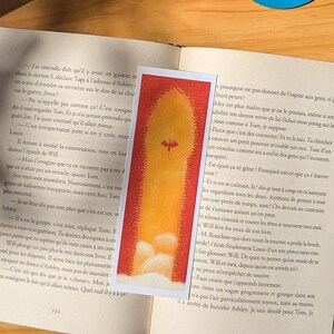 Epic dragon bookmark - original art print - fantasy, bookish, romantasy