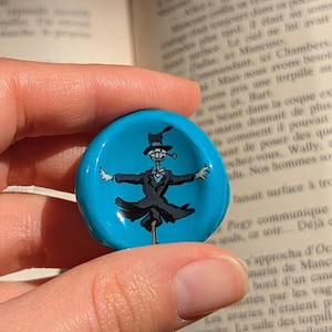 Kabu Worry Stone - Handmade Blue Anti-Stress Pebble - Pocket Hug