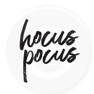 Hocus Pocus 5x7 Halloween Art Print INSTANT DOWNLOAD image 1