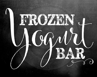 Frozen Yogurt Bar Collection ---> INSTANT DOWNLOAD