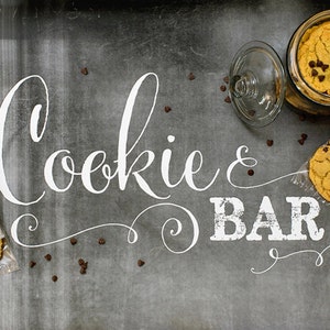 Cookie Bar Chalkboard Sign INSTANT DOWNLOAD image 2