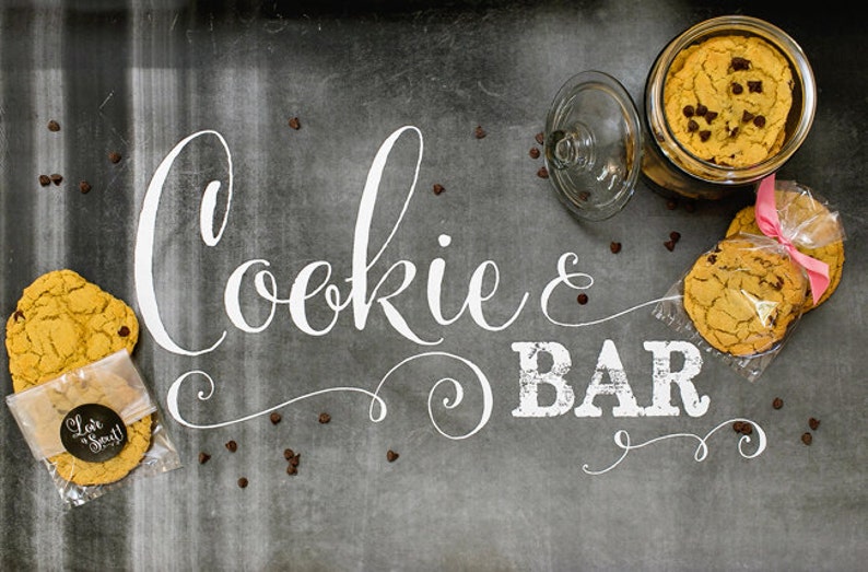 Cookie Bar Chalkboard Sign INSTANT DOWNLOAD image 2