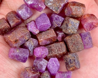 Genuine Ruby Corundum Crystal From India - 850 Grams - 3.5