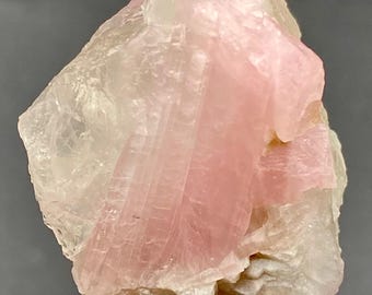 Raw Pink Tourmaline Crystal 105 Carat Mineral Specimen