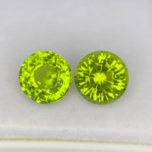 Natural Peridot Gemstone | Vibrant Green August Birthstone | Faceted Loose Stone for Jewelry Making