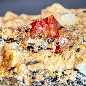 Raw Red Zircon Specimen: 352.30 Carat Collector&#39;s Gemstone
