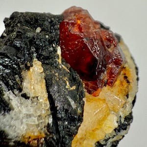 Raw Red Zircon Specimen: 129.90 Carat Collector&#39;s Gemstone