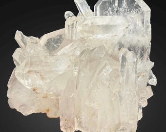 Kryształ kwarcu 925 ct, naturalny klaster kryształów