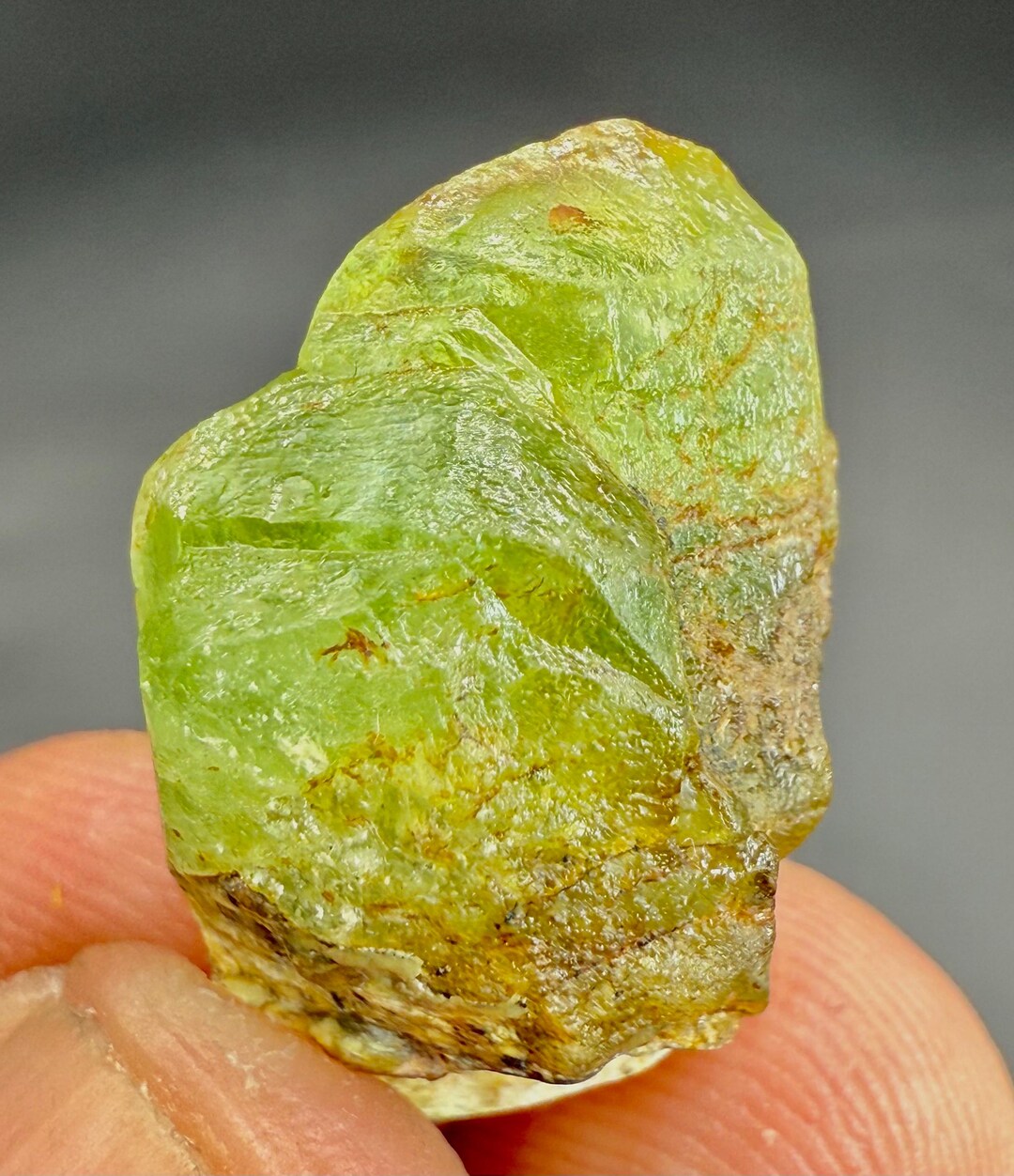 Magnetite Rough Natural 41.70 Ct Specimen Magnetite Peridot Stone Rough Green Crystal ...