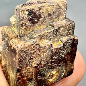 37.20 Rare Siderite Crystal Specimen | Unique Earthy Formation | Raw Mineral Collectible | Natural Cluster | Healing Stone Gift”