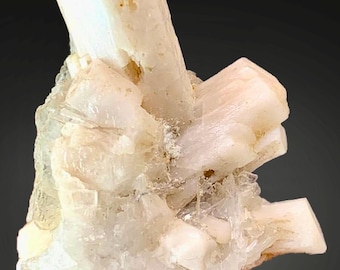 57 carat Feldspar with Quartz  Crystal Raw Mineral Specimen, Collector's Stone