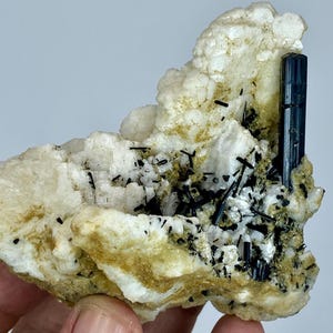 Massive 2009 Carat Feldspar with Tourmaline Crystal | Raw Mineral Specimen for Collectors, Decor & Metaphysical Use | Unique Earthy Stone