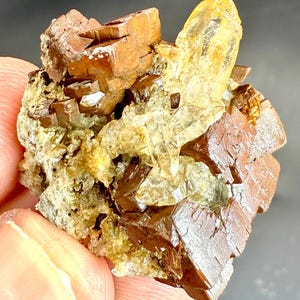 73.80 Rare Siderite Crystal Specimen | Unique Earthy Formation | Raw Mineral Collectible | Natural Cluster | Healing Stone Gift”