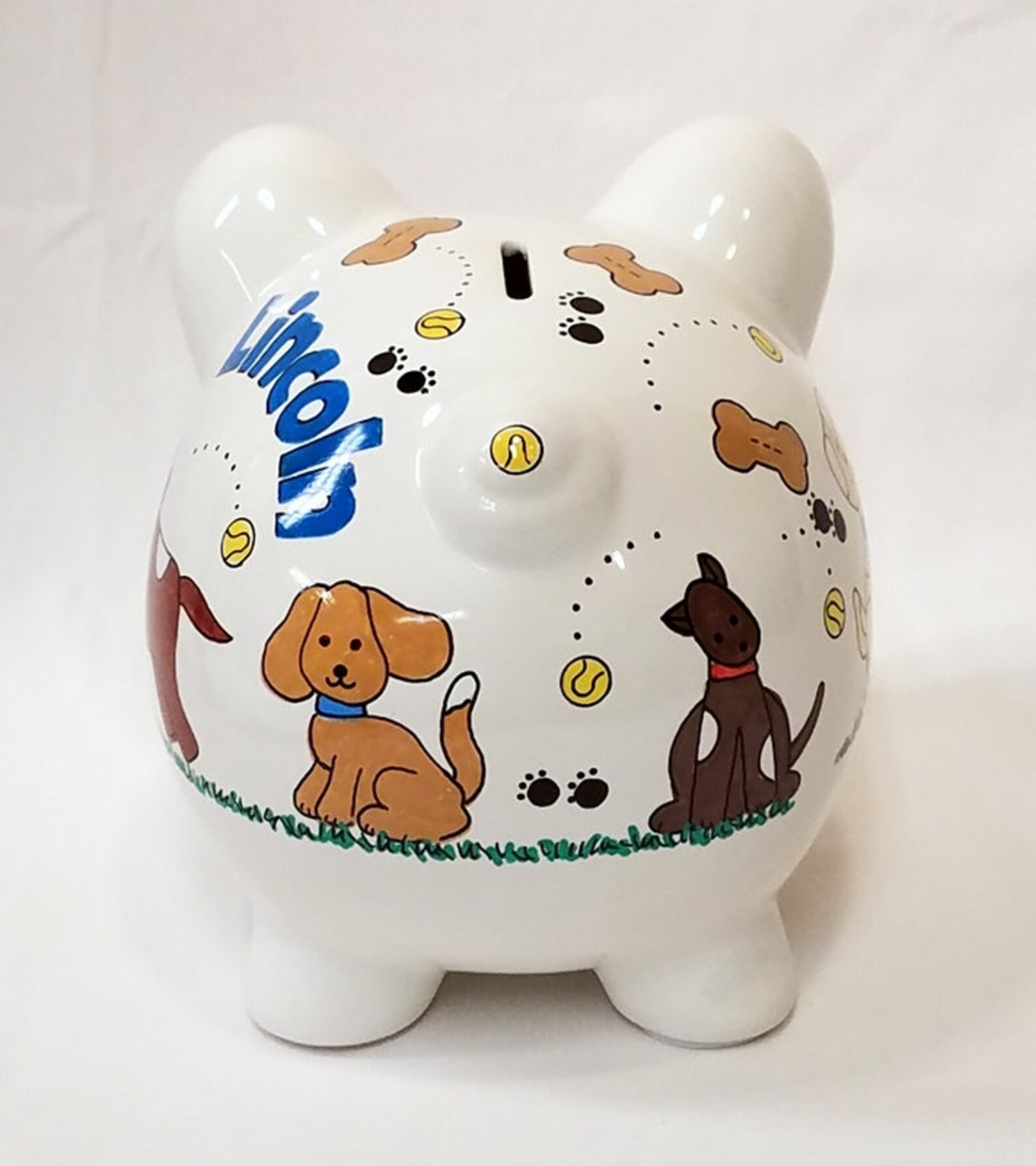 Personalized Piggy Bank Dogs and Puppies Etsy