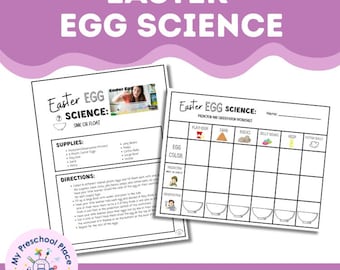 Easter Egg Science – Hands-On Spring STEM Experiments for Preschool, Pre-K, and Kindergarten