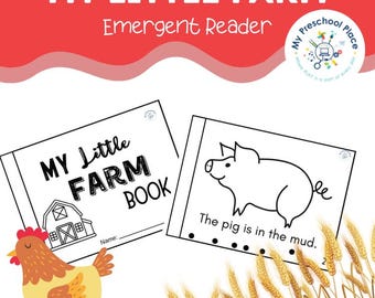 My Little Farm Emergent Reader: boerderijdieren voor peuters (pdf)