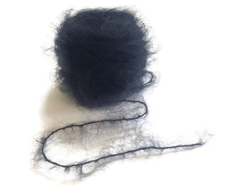 Mohair Yarn Black