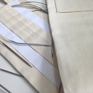 Organiseur suspendu circulaire pour aiguilles à tricoter